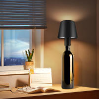 Lámpara De Mesa LED Para Botella De Vino 1pc Luz Nocturna Portátil Sin Cable Para Exterior Restaurante Dormitorio Bar - details 5