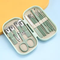 Kit De Manicura Y Pedicura De 14 Piezas En Acero Inoxidable Con Cortauñas De Borde Concavo Estilo Moderno Y Herramientas De Aseo Incluye Portátil - details 5