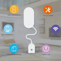 Sensor De Fuga De Agua Zigbee Tuya Detector De Humedad Para Casa Inteligente Compatible Con Smart Life Y Tuya Smart - details 1