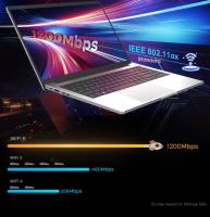 Portátil Ninkear A15 Pro, pantalla IPS 15.6'' 1920*1080, AMD Ryzen 5 6600H máxima 4.5GHz, 32GB RAM 1TB SSD, Windows 11, WiFi 6, Bluetooth 5.0, teclado retroiluminado, 2*Type-C, 2*USB3.0, 1*HDMI, 1*puerto para auriculares, 1*Micro SD - details 20