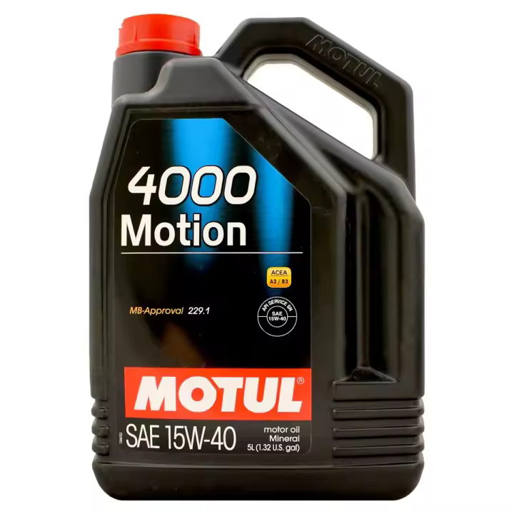 Aceite Motul 4000 MOTION 15W40  Garrafa de 5 Litros - 1