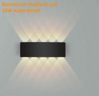 Lámpara De Pared LED Moderna Para Interior Y Exterior Luz Blanca Versátil Para Sala De Estar Corredor Dormitorio Decoración - details 7