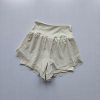 Shorts Deportivos De Verano Para Mujer Malla 2 En 1 Secado Rápido Yoga Transpirables Cintura Alta Para Correr Fitness - details 3
