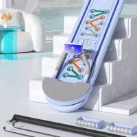 Pilates Reformando Compacto, 4 en 1 Pilates Plegable,La rueda abdominal push-up rebota automáticamente temporizador,Tabla Abdominal Pilates Multifunción para el Hogar y el Gimnasio - details 4