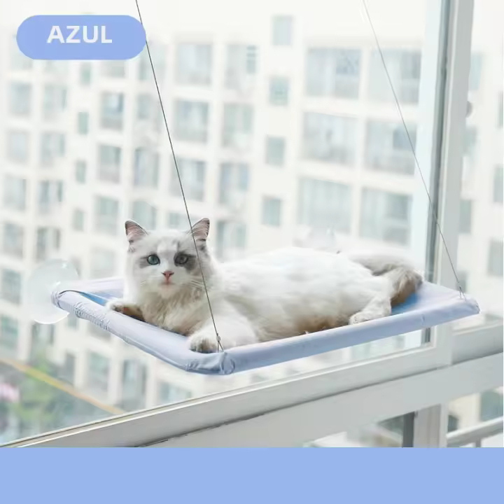 Hamaca Para Gatos Colgante Casa De Manta Aérea Silla Solar Para Ventana Juguetes De Gato Respirable Soporte De 20kg Accesorios Para Mascotas - 1
