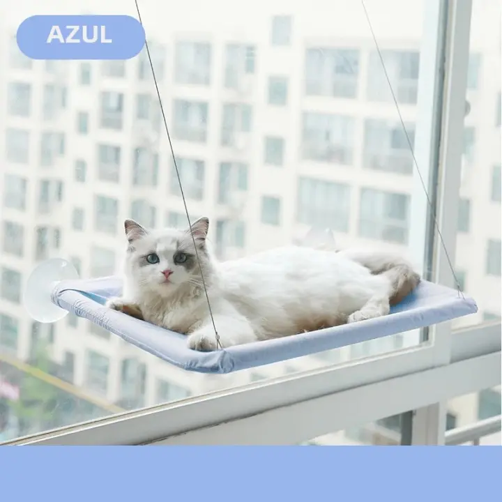 Hammock Para Gatos Colgante Casa De Manta Aérea Silla Solar Para Ventana Juguete De Gato Respirable Soporte De 20kg Accesorios Para Mascotas - 1