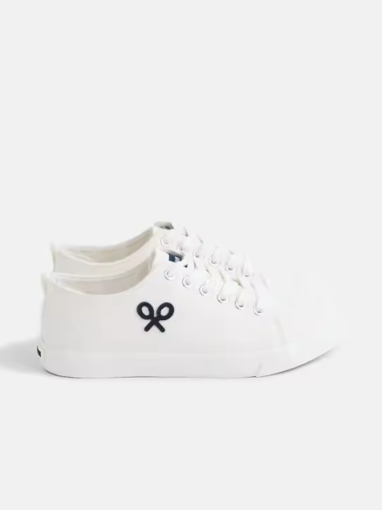 Silbon - Zapatilla clasica lona blanca - 1