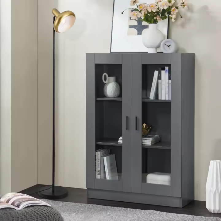 Lámpara de pie Namsos 1x E27 60W metal 156xØ30 cm - Negro/Dorado [lux.pro] - 1