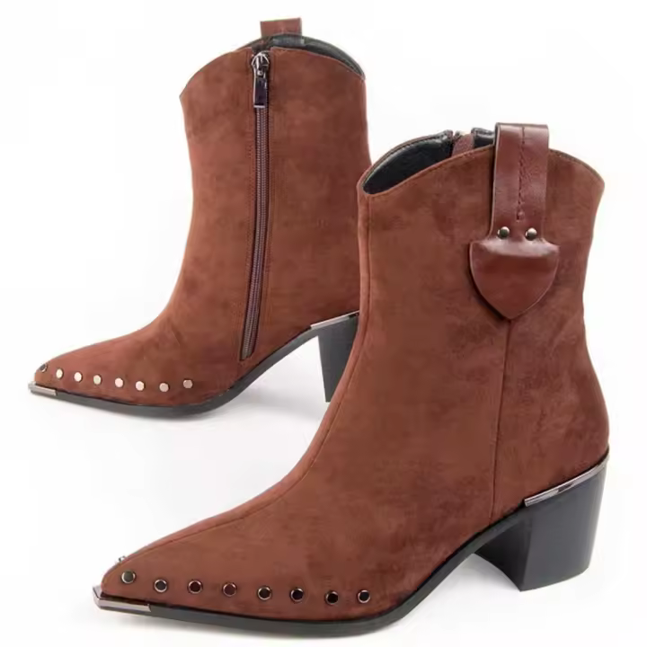Botín De Tacón Para Mujer.  Montevita  Espuela8  100938 - 1