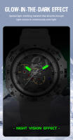 Reloj De Pulsera Para Hombre LIGE 2024 Marca Original Cuarzo 50m Resistente Al Agua Correa De Silicona Moda Reloj Hombre LG89123 - details 3
