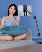 Soporte De Tableta Para Cama Con Brazo Largo Soporte Giratorio De 360° Para iPad Y Teléfonos Móviles De 4 a 12.9 Pulgadas Montaje En Lado De Escritorio Material De Aluminio - details 3
