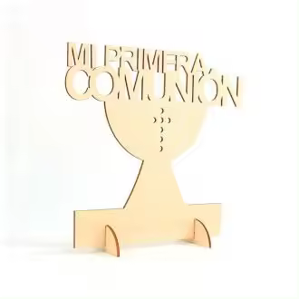 CARTEL MADERA "MI PRIMERA COMUNIÓN" Raíz Recuerdos Comunion Inicio  CARTEL MADERA "MI PRIMERA COMUNIÓN"  Regalo Regalos - 1