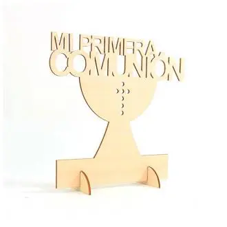 CARTEL MADERA "MI PRIMERA COMUNIÓN" Raíz Recuerdos Comunion Inicio  CARTEL MADERA "MI PRIMERA COMUNIÓN"  Regalo Regalos - 1