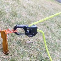 4pcs Cuerda De Acampar 5m Ajustador De Cordón Para Tienda De Campaña Correa Reflectante Tensión Rápida Pulley Ratchet Cierre De Ancilla - details 1