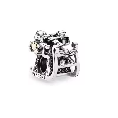 Charm Pandora Plata y Oro Trineo 791207 - 1