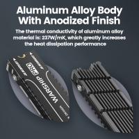 JEYI Cooler II Disipador De Calor Para SSD M.2 NVME Aleación De Magnesio Y Aluminio Radiador Eficiente Con Parche De Silicona Térmica - details 2