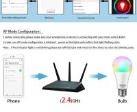 Bombilla LED Inteligente Tuya WiFi E27 12/15/18W Control Remoto Por App Color Ajustable Alexa Google Home Iluminación Interior - details 24