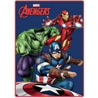 Avengers Manta Polar Los Vengadores Increíble Hulk, Iron Man y Capitan America 140x100 CM ● Certificado calidad OEKO-TEX Standard 100 - details 0