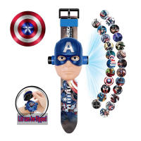 Reloj Digital Disney Spiderman Proyección 24 Hombres Capitán América Iron Man Juguetes Hulk Regalos Para Niños Educativo Batería AG3X4 - details 12