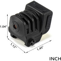 Láser Táctico 5mw Luz Roja Verde Azul Recargable Compacto Pistola Weaponlight Para Ranura Picatinny-Richfire Luz De Batería - details 5