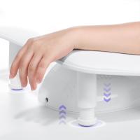 Almohada De U Para Arte De Uñas Ajustable Y Levantable Con Soporte Desmontable De Cuero PU Diseño Inclinado Almohada De Mano Para Uñas - details 3