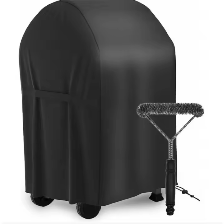 Cubierta de barbacoa de gas Cubierta Protectora de barbacoa Cubierta anti-UV impermeable para barbacoa para Weber, Holanda, Jennair (77x67x110cm) - 1