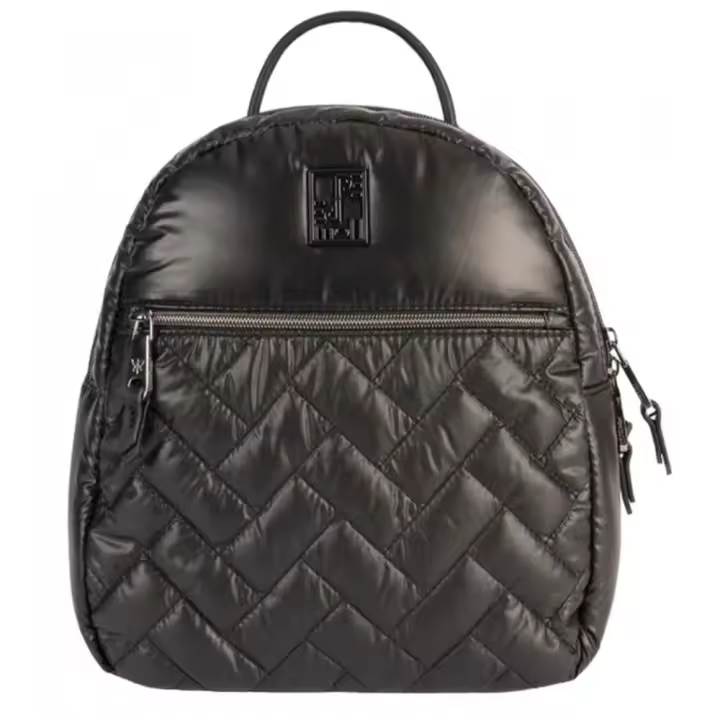 Mochila Paseo Emna Tecno Met 242132 Pepe Moll Negro - Mochila de Mujer con Cremallera para Viajes y Paseos, Color Negro, Marca Pepe Moll - 30X10X28 cm - 1