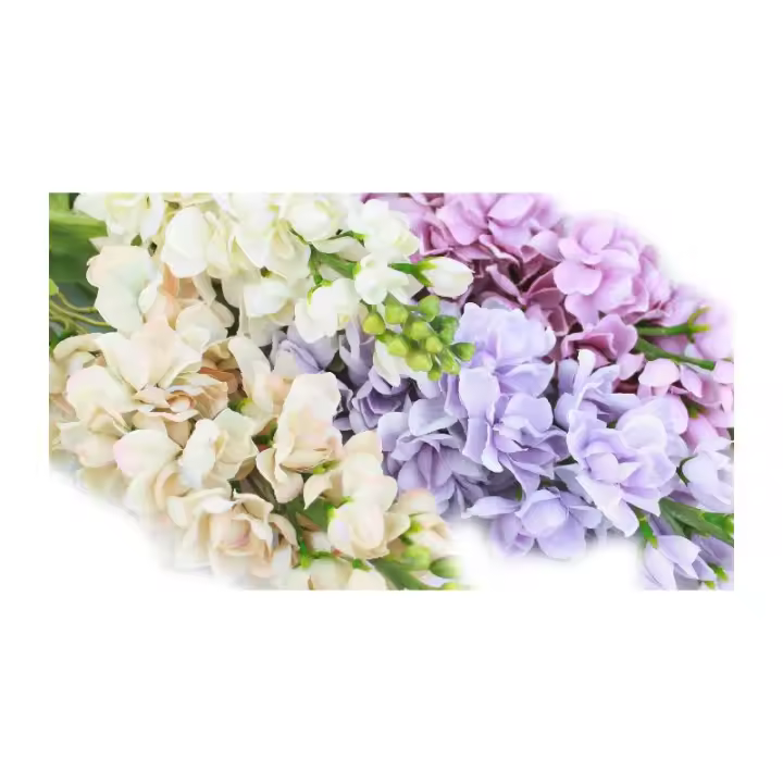 Bouquet de Flores Delphinium Artificial para Tocados y Complementos - 1