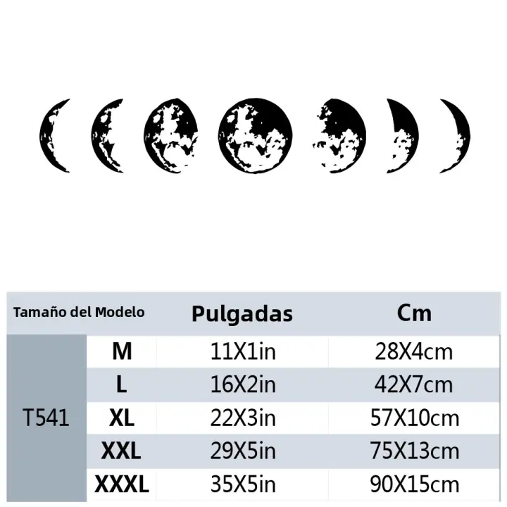 Pegatina De Pared Creativa De Luna Vinilo Arte Para Decoración De Hogar Apto Para Habitaciones De Niños Adhesivo Removible Impermeable Decoración Para Pared Sala De Estar Dormitorio - 1