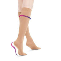 Calcetines De Compresión Unisex Medias De Presión Para Varices Soporte De Pierna Alargada Medias De Circulación Estiramiento Cómodas Para Mujeres - details 2