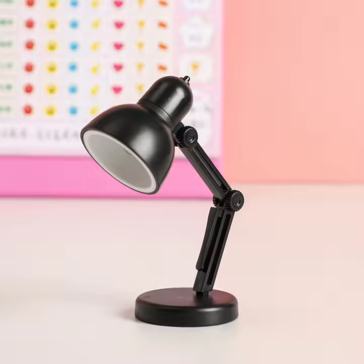 Lámpara De Lectura LED Mini Para Escritorio Luz De Noche Portátil Con Clips Para Estudiantes Dormitorio Cama Luz De Lectura - 1