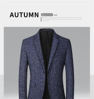 Chaqueta De Moda Para Hombres FGKKS 2023 Primavera Otoño Slim Casual Negocios Elegante Suits Top Polyester Cierre Único - details 1