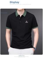 Camisa Polo Para Hombre Con Bordado De Oso Cartoon Manga Corta Estilo Casual Transpirable Para Verano 2024 Comodidad Y Brevedad - details 17