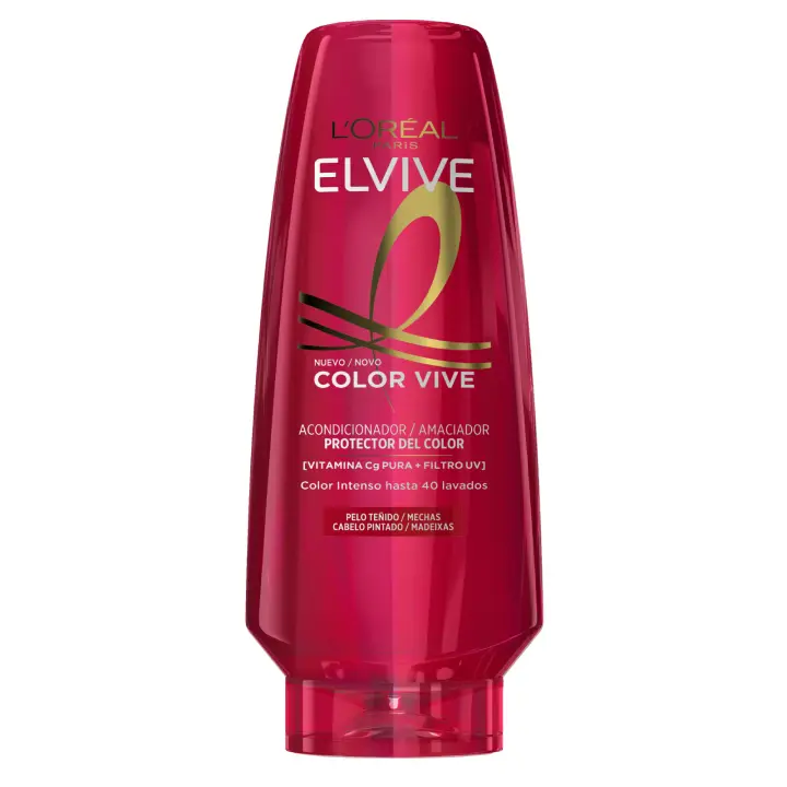 L’ORÉAL PARIS | Rutina Elvive Color Vive Recarga Ecopack de Champú, Mascarilla, Champú, Acondicionador y Aceite Protector Para Pelo Teñido - 1