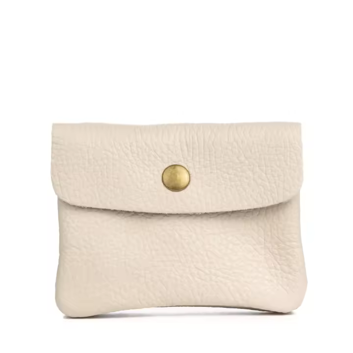 FIRENZE ARTEGIANI. Alpignano monedero mujer. Piel auténtica Gamuza lacada brillante. 11x3x8cm. - 1