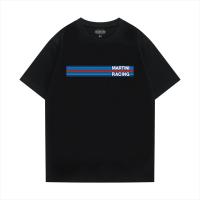 Camiseta De Manga Corta Porsche Martini Racing 2025 Tejido De Algodón 100% Para Hombres Cultura Alemana De Coches Diseño De Motivo De Carreras Calidad Superior - details 1