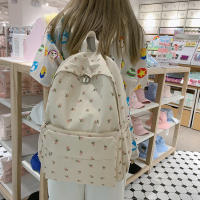 Mochila De Moda Yogodlns Para Mujer Floral Impermeable De Nylon Gran Capacidad Estudiante Escuela Viaje Para Adolescentes - details 1