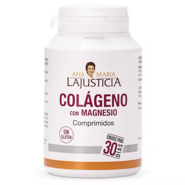 Colágeno con Magnesio Ana Maria Lajusticia - Regenerador de Tejidos - 180 Comprimidos - 1