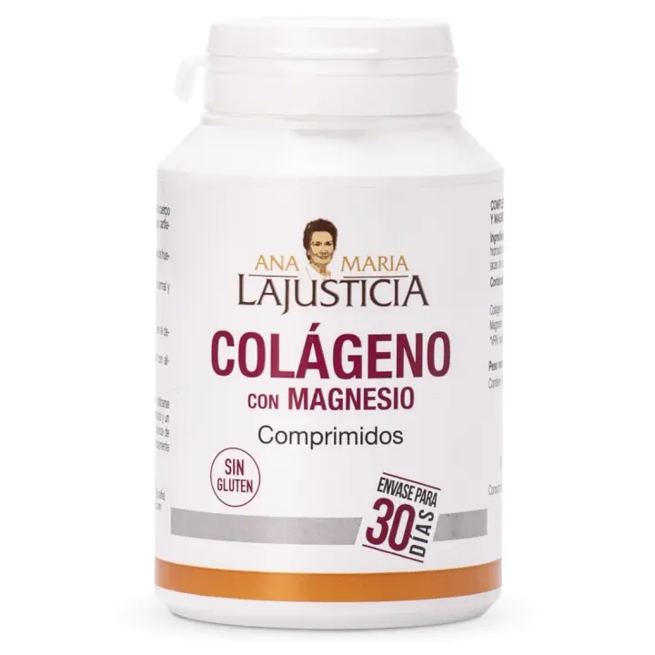 Colágeno con Magnesio Ana Maria Lajusticia - Regenerador de Tejidos - 180 Comprimidos - 1