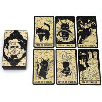 Baraja De Tarot Con Gatos Para Amantes De Los Gatos Juego De Fortuna Y Destino Juguete Educativo Para Adultos Tema De Animales Y Naturaleza - details 3