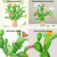 Juguete Educativo Montessori De Madera Cactus Arcoíris Equilibrio Puzzle Juego Divertido Para Niños Y Niñas Edad Recomendada 3-6 Años - details 9