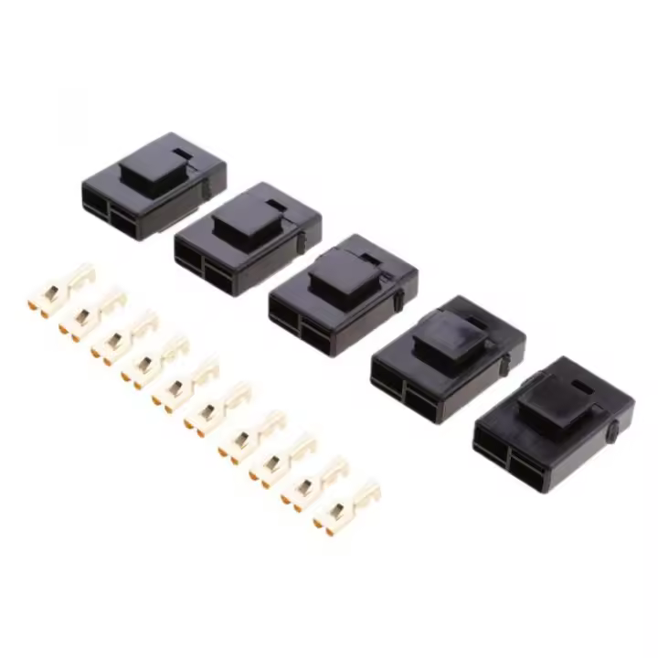 Bloque De Fusibles ATC Para Camiones Y Vehículos 5 Piezas + Terminales Soporte Universal Para Automóviles Y Audio - 1