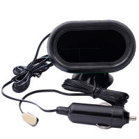 Medidor De Temperatura Y Voltaje Automático Digital DC12V-24V Con Horloge Dual Luminoso Alarma De Congelación Temporizador Y Fecha Para Coche - details 9