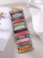 Nuevo Set De 12 Pulseras Tejidas Bohemianas Con Estampado De Rayas Para Hombres Y Mujeres Pulseras De Moda Para Surfistas - details 1
