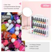 Organizador Portátil De Esmaltes De Uñas Doble Cara Transparente Soporte Para Muestrarios De Esmaltes De Uñas - details 2