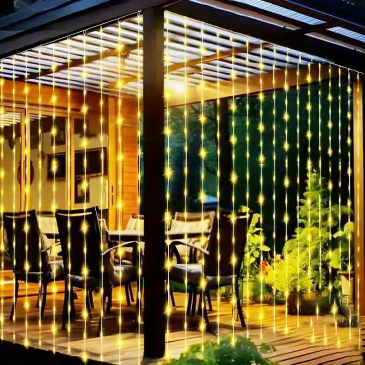 Cadenas De Luces LED USB Con Control Remoto 8 Modos 3M/6M Decoración De Boda Y Navidad Para Jardín Exterior Y Arbol De Navidad - 1