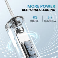 Sejoy Water Flosser Cordless Oral Irrigator Para Limpieza Dental Con 5 Brocas Dentales Portátil Para Viaje Y Hogar IPX7 - details 3