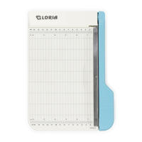 10444-21 Cortador de papel manual portátil - Cizalla de palanca grande– Guillotina Manual de plástico resistente con palanca, compacta y ligera – Ideal para Oficina, Escuela, Papelería o Uso Doméstico - details 0