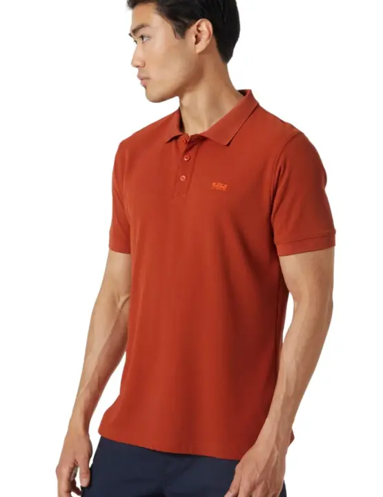 Polo Helly Hansen Driftline Naranja para Hombre de Manga Corta con Secado Rápido y Estilo Deportivo - 1