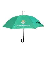 Seva Paraguas de bastón corporativo Real Betis Balompié, cadete largo, automático, verde con estampado - 81 cm - details 0